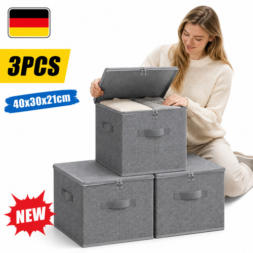 3er set truhe stoffbox - 3er,