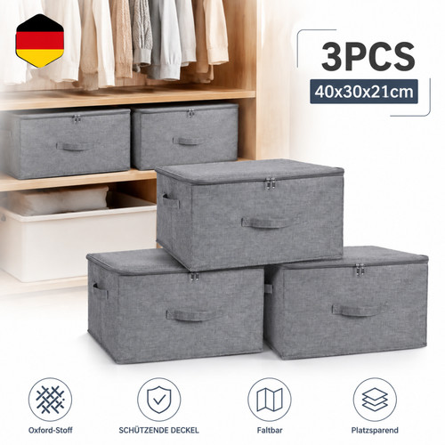 Faltbare aufbewahrungsbox - faltbare,