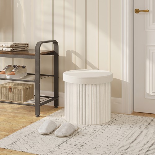 Woltu hocker mit stauraum rund - woltu,